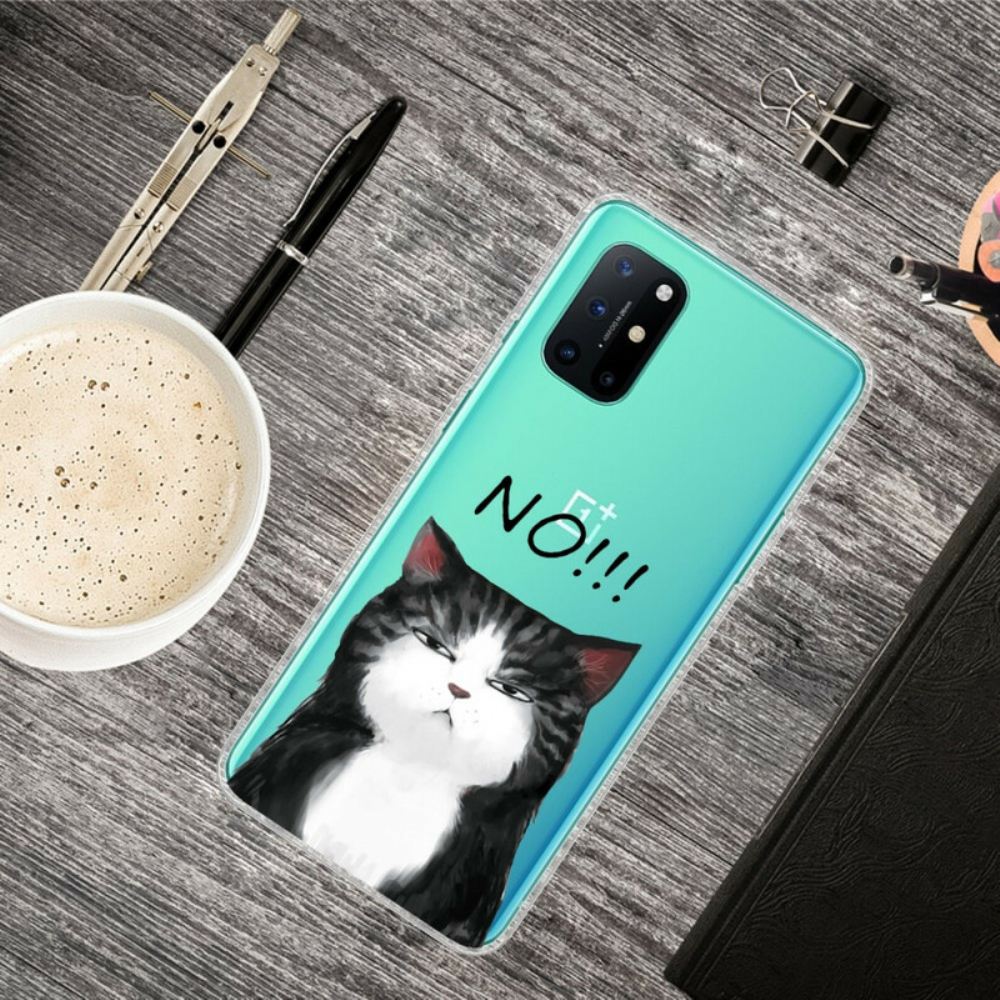 Kryt Na OnePlus 8T Kočka Která Říká Ne