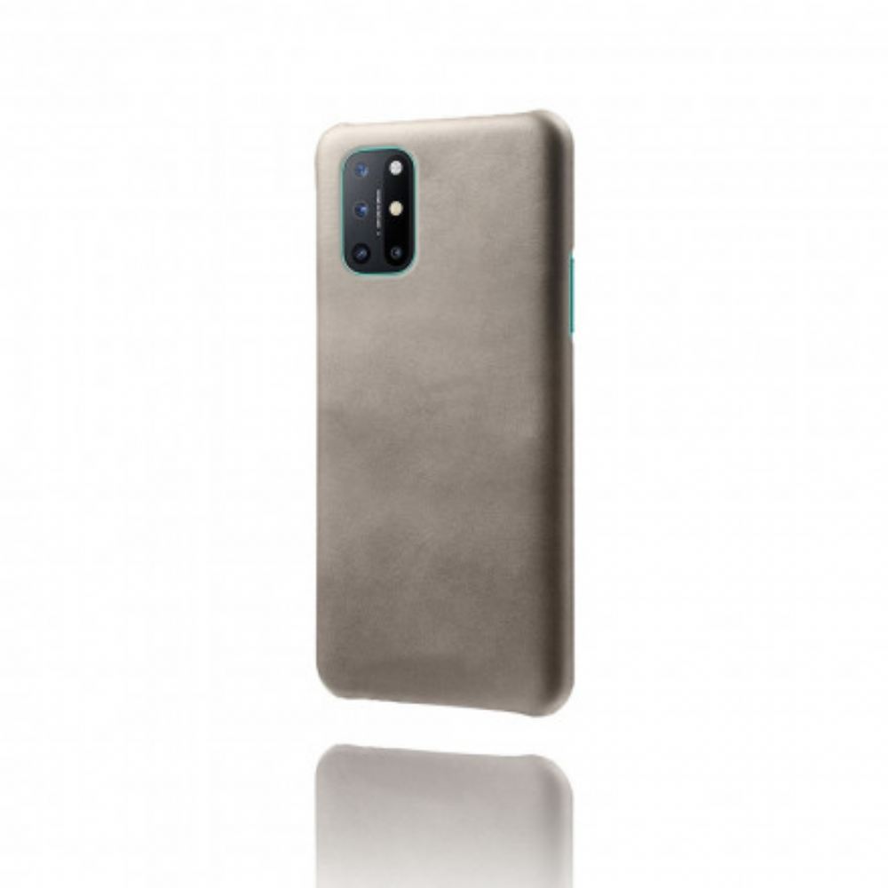 Kryt Na OnePlus 8T Kožený Efekt