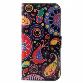 Kožené Pouzdro Na Huawei P30 Galaxy Design