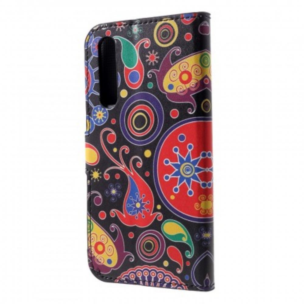 Kožené Pouzdro Na Huawei P30 Galaxy Design