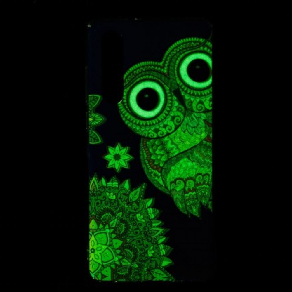 Kryt Na Huawei P30 Fluorescenční Mandala Sova