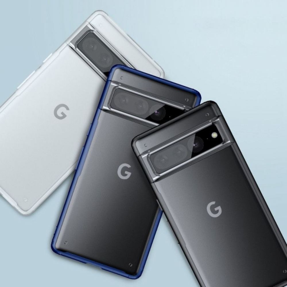 Kryt Na Google Pixel 7 Pro Průhledné Barevné Okraje