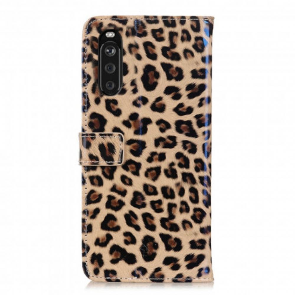 Flipové Pouzdro Na Sony Xperia 10 III Leopard