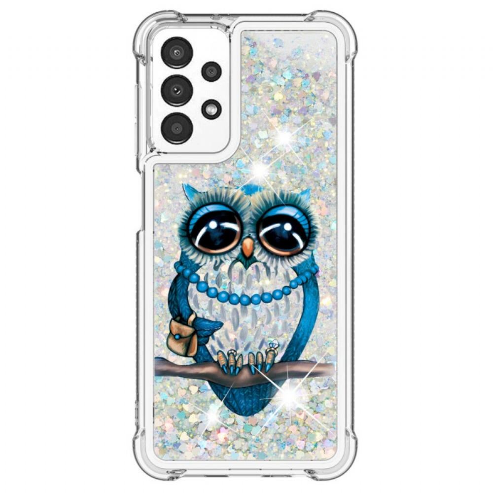 Kryt Na Samsung Galaxy A13 Slečna Glitter Owl