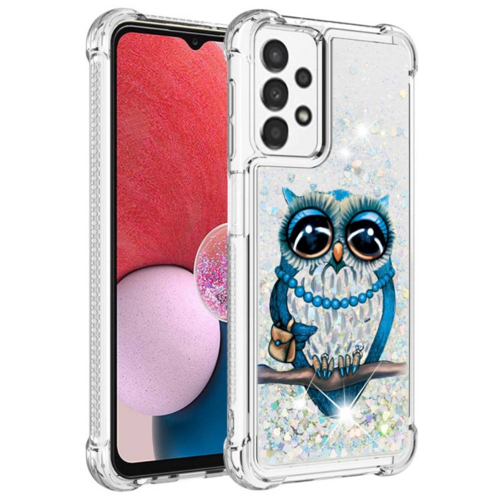 Kryt Na Samsung Galaxy A13 Slečna Glitter Owl