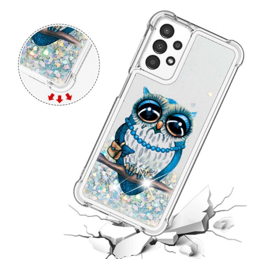 Kryt Na Samsung Galaxy A13 Slečna Glitter Owl