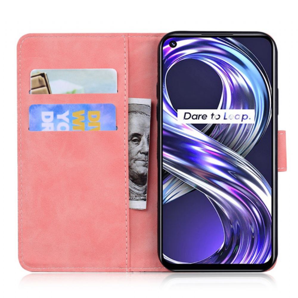 Flipové Pouzdro Na Realme 8i Tiger Face Print