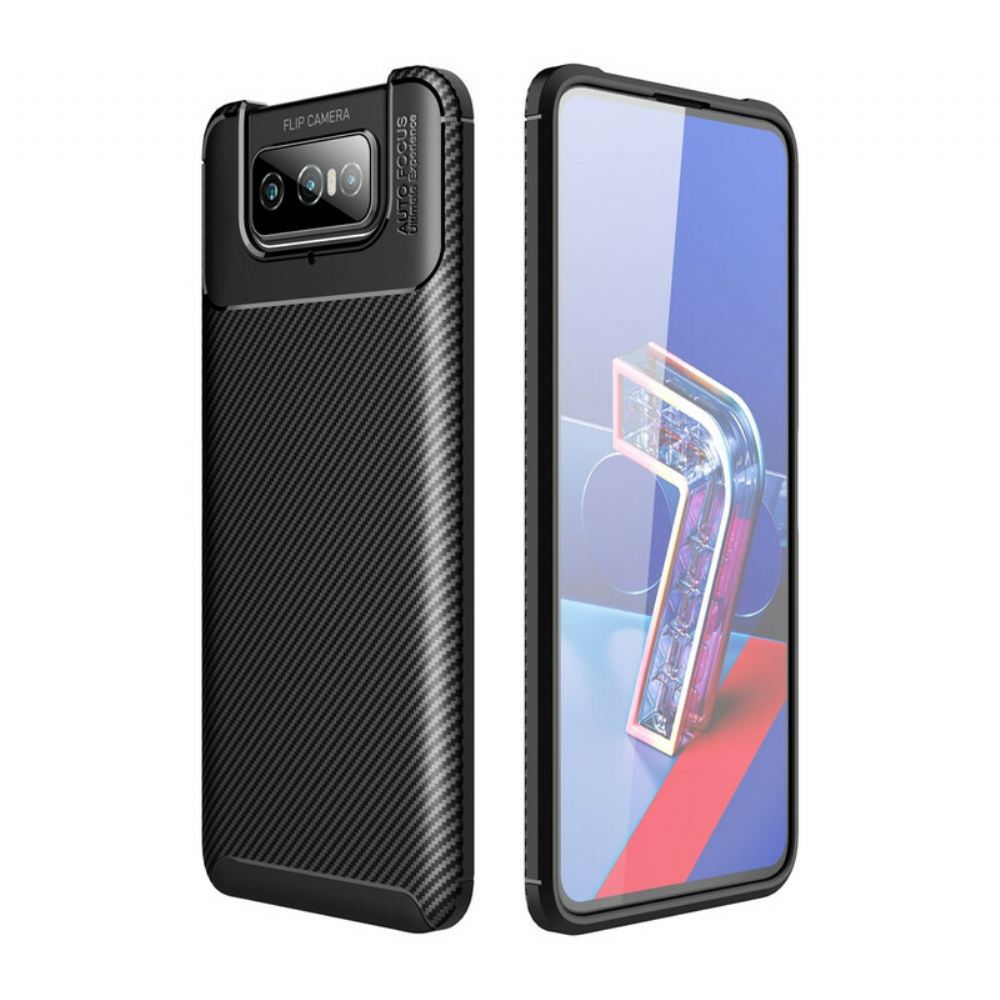 Kryt Na Asus Zenfone 7 / 7 Pro Hadice Z Uhlíkových Vláken