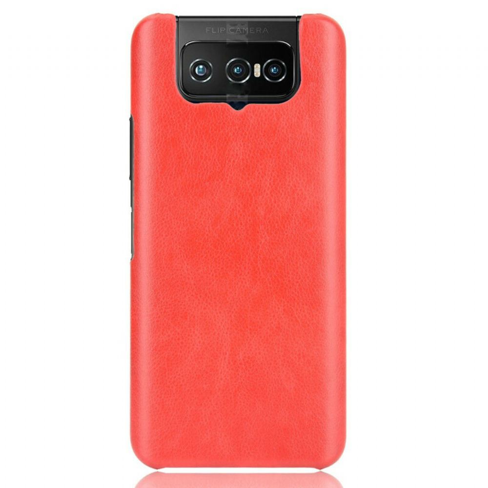 Kryty Na Mobil Na Asus Zenfone 7 / 7 Pro Efekt Kůže Litchi