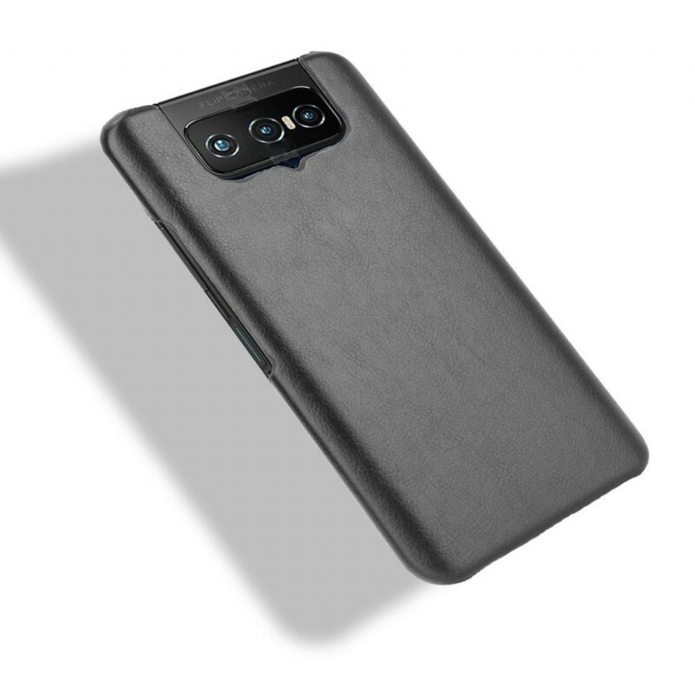 Kryty Na Mobil Na Asus Zenfone 7 / 7 Pro Efekt Kůže Litchi