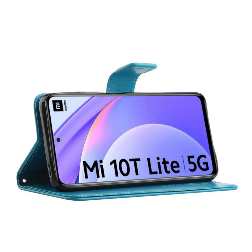 Flipové Pouzdro Na Xiaomi Mi 10T Lite / Redmi Note 9 Pro 5G Asijští Motýli