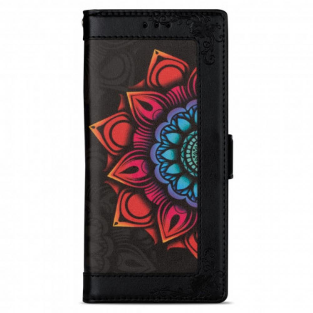 Flipové Pouzdro Na Xiaomi Mi 10T Lite / Redmi Note 9 Pro 5G Na Lana Strappy Mandala