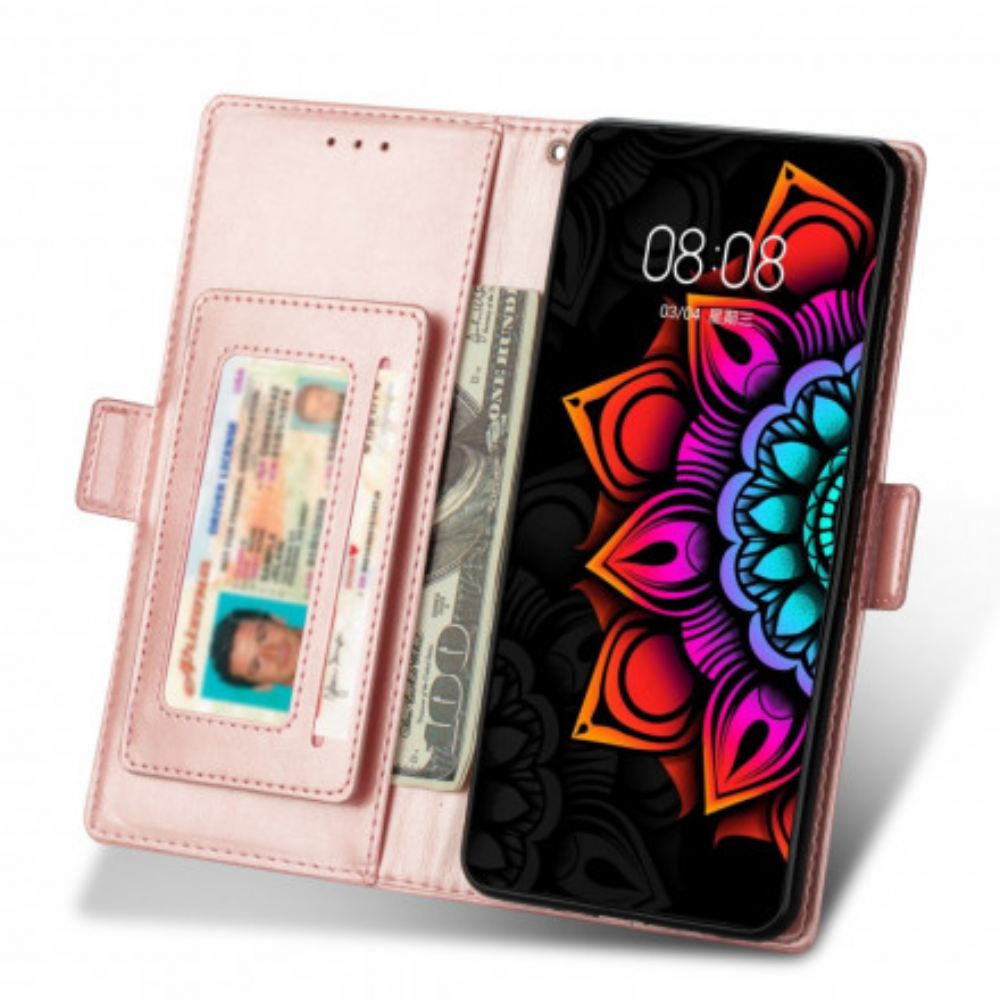 Flipové Pouzdro Na Xiaomi Mi 10T Lite / Redmi Note 9 Pro 5G Na Lana Strappy Mandala