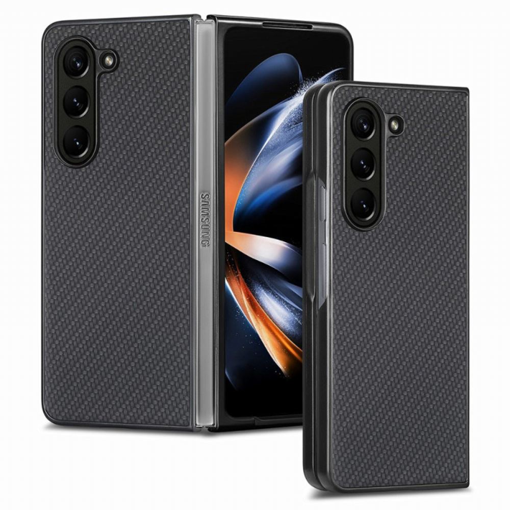 Kryt Samsung Galaxy Z Fold 5 Klasické Uhlíkové Vlákno