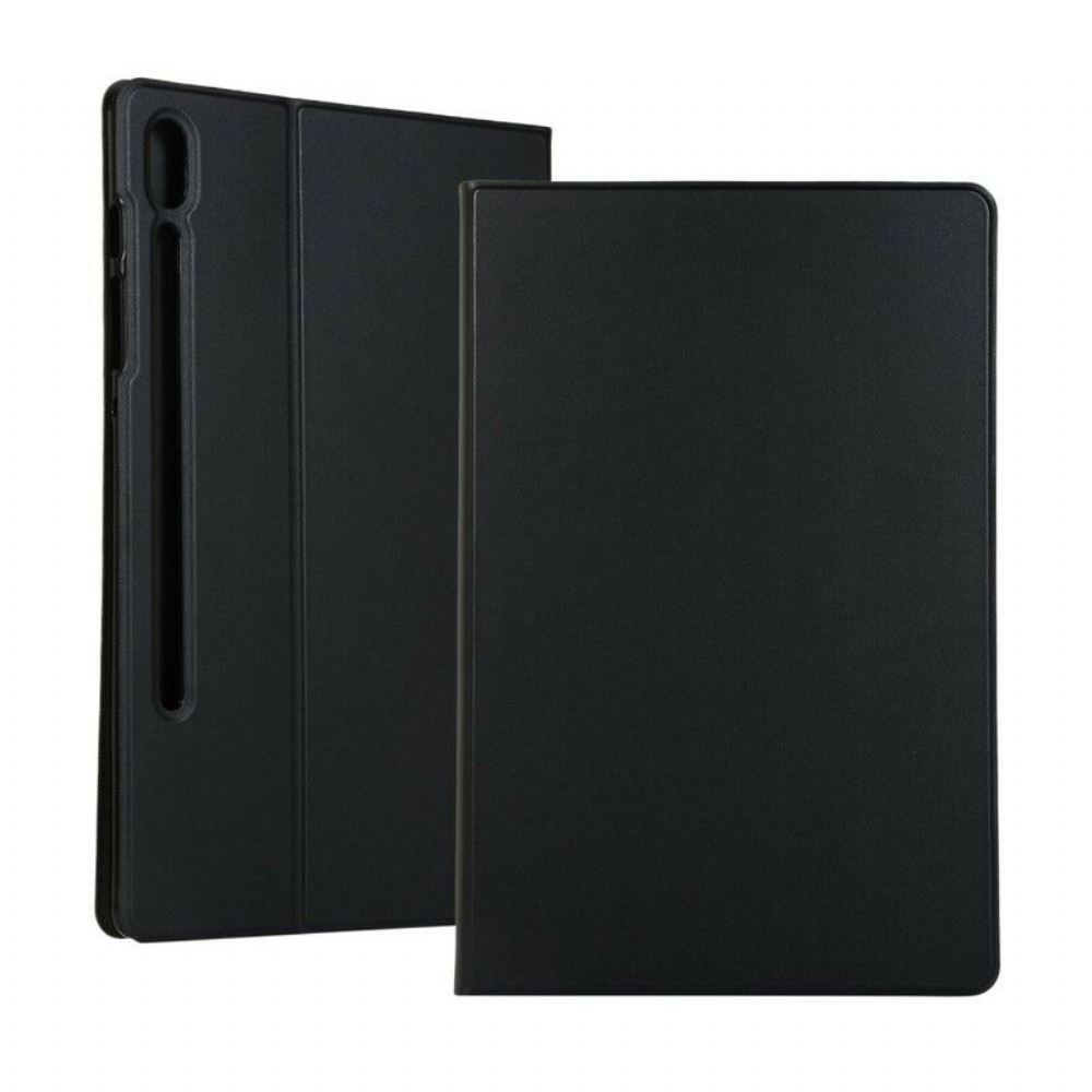 Kožené Pouzdro Folio Na Samsung Galaxy Tab S8 Plus / Tab S7 Plus Koženka