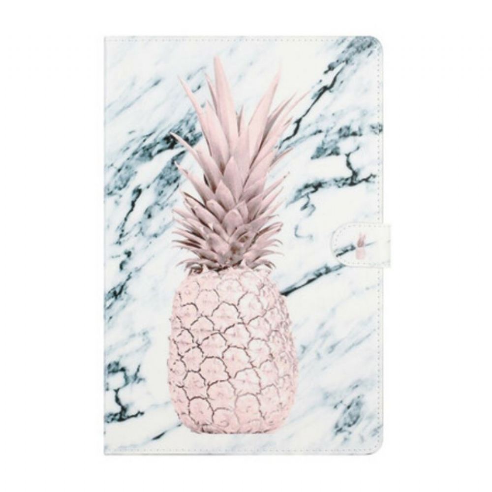 Kožené Pouzdro Na Samsung Galaxy Tab S8 Plus / Tab S7 Plus Ananas