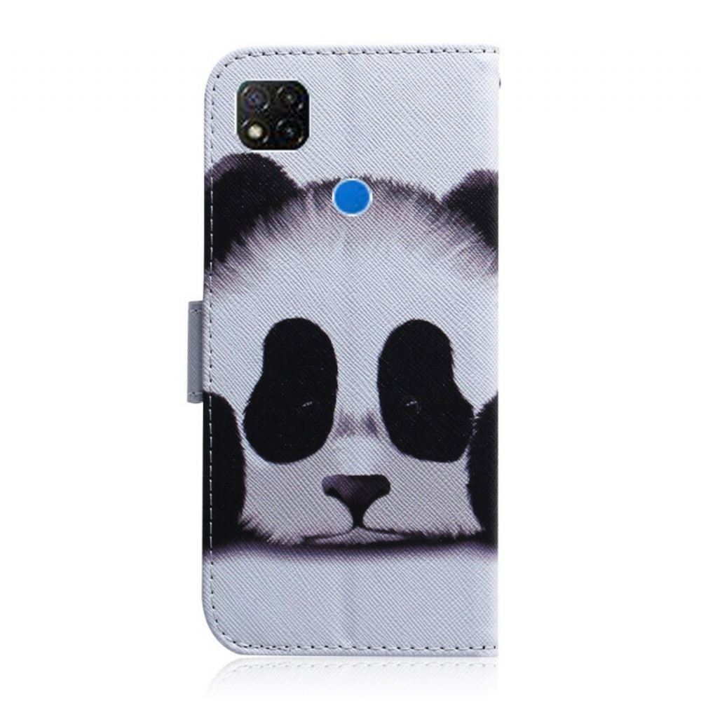 Flipové Pouzdro Na Xiaomi Redmi 9C Panda Tvář