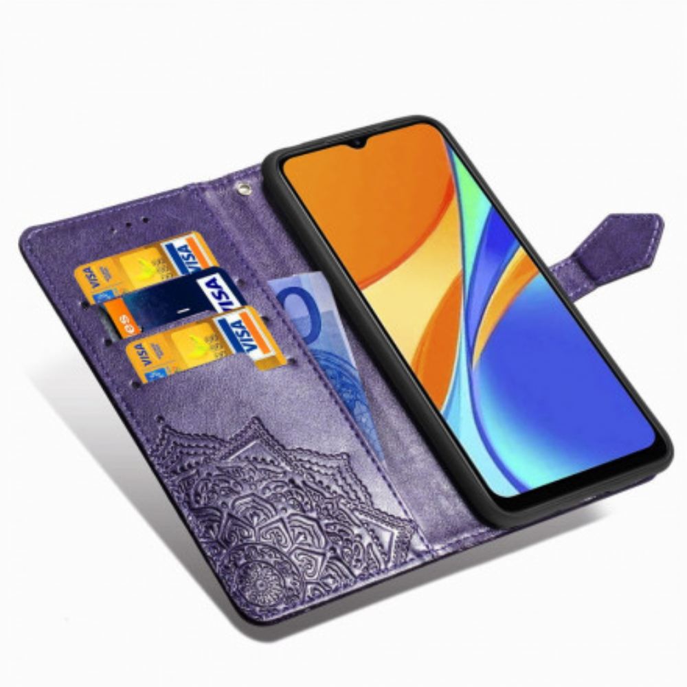 Flipové Pouzdro Na Xiaomi Redmi 9C Středověká Mandala