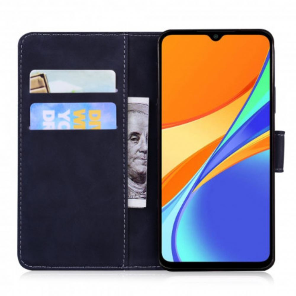 Flipové Pouzdro Na Xiaomi Redmi 9C Tiger Face Print