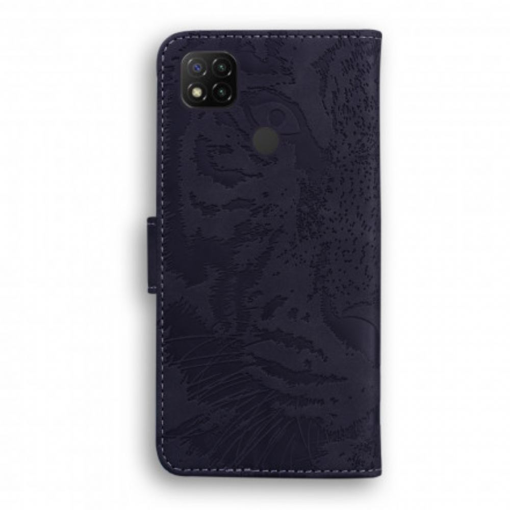 Flipové Pouzdro Na Xiaomi Redmi 9C Tiger Face Print