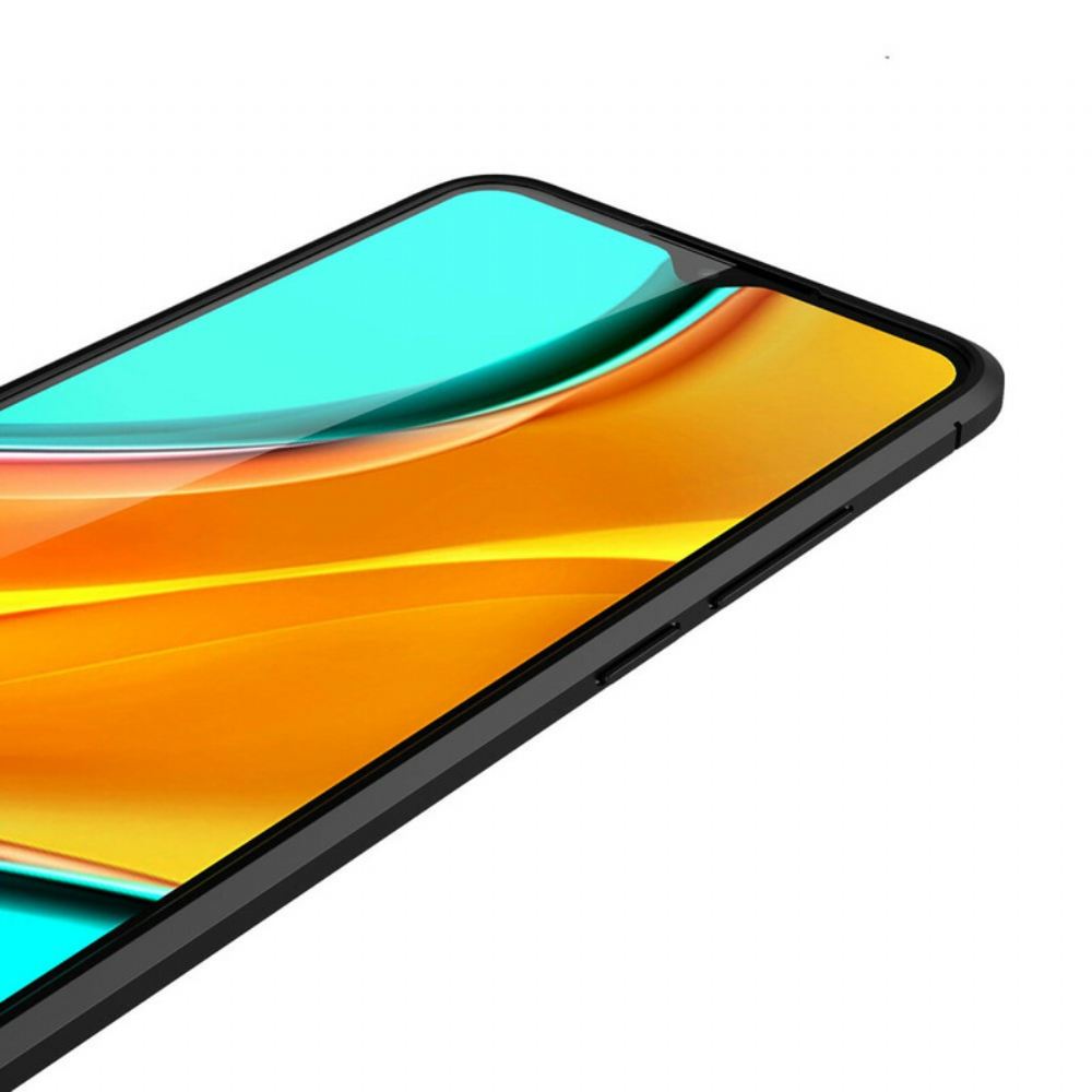 Kryt Na Xiaomi Redmi 9C Efekt Kůže Litchi S Dvojitou Linií