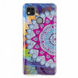 Kryt Na Xiaomi Redmi 9C Fluorescenční Barevná Mandala