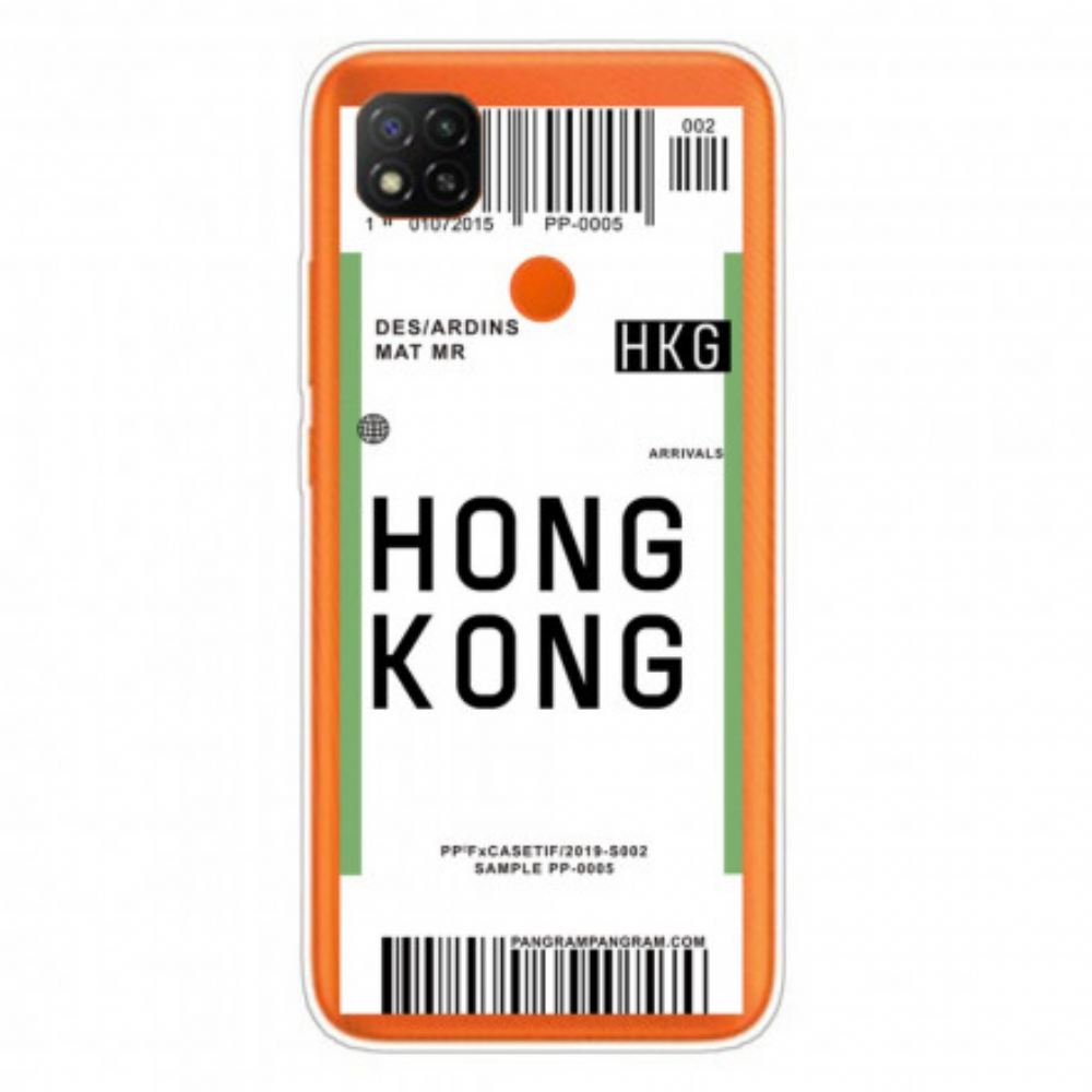 Kryt Na Xiaomi Redmi 9C Palubní Vstupenka Do Hong Kongu