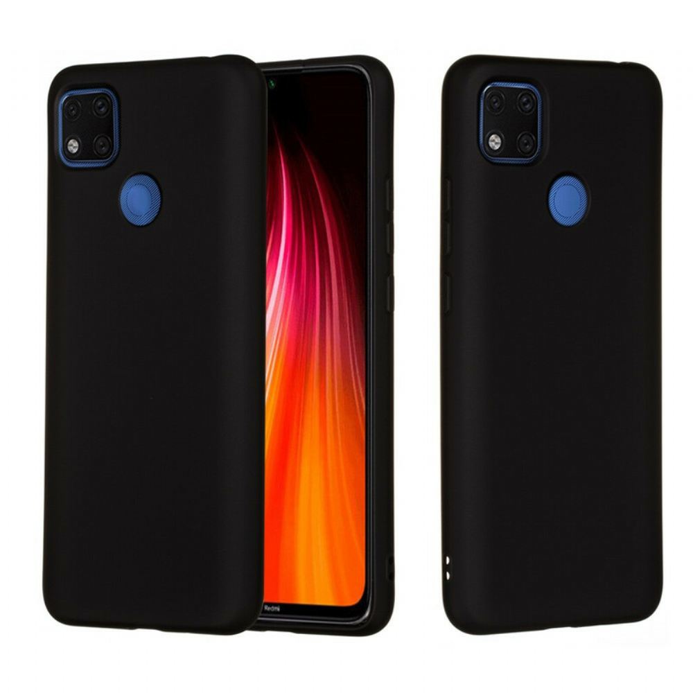 Kryty Na Mobil Na Xiaomi Redmi 9C Tekutý Silikon Se Šňůrkou