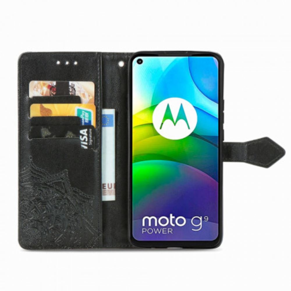 Flipové Pouzdro Na Moto G9 Power Středověká Mandala