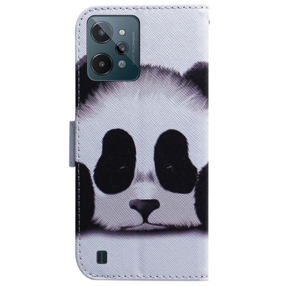 Flipové Pouzdro Na Realme C31 Krásná Panda