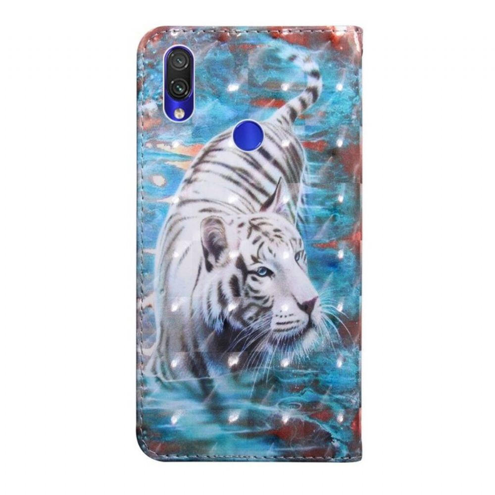 Flipové Pouzdro Na Xiaomi Redmi Note 7 Tygr Lucián