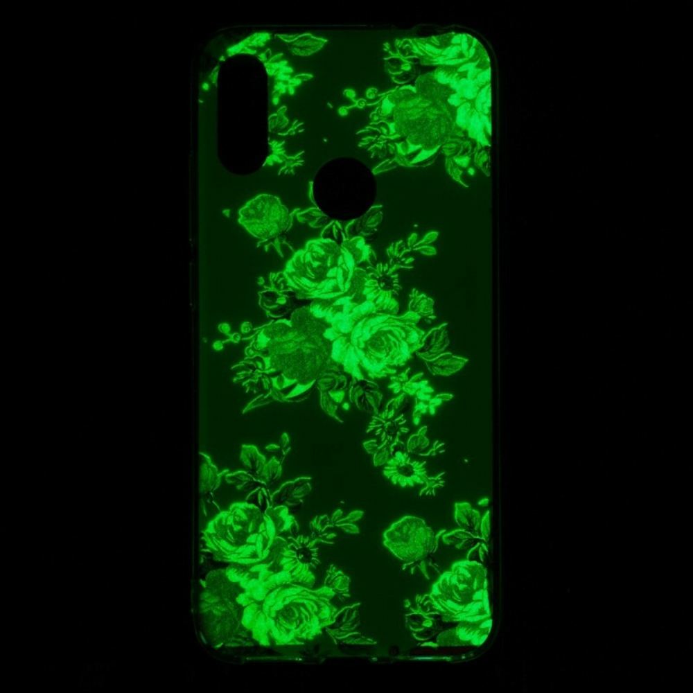 Kryt Na Xiaomi Redmi Note 7 Fluorescenční Květiny Liberty