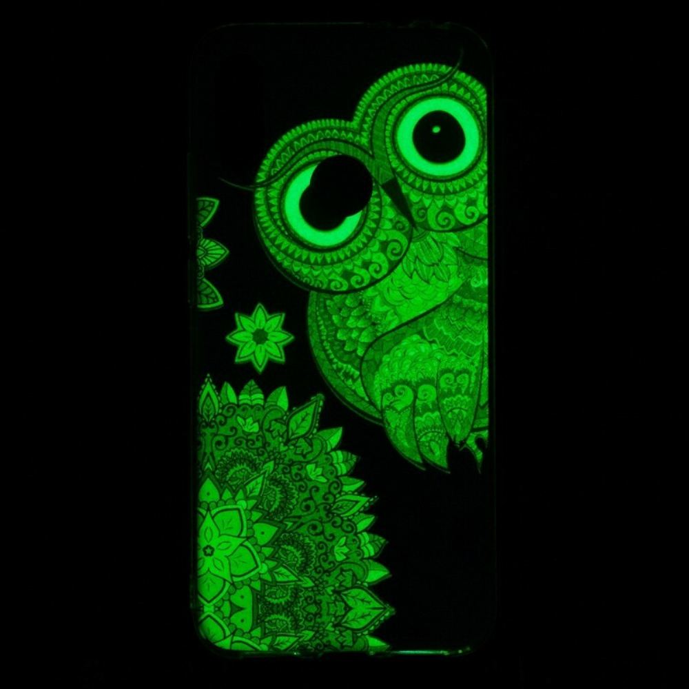 Kryty Na Mobil Na Xiaomi Redmi Note 7 Mandala Fluorescenční Sova