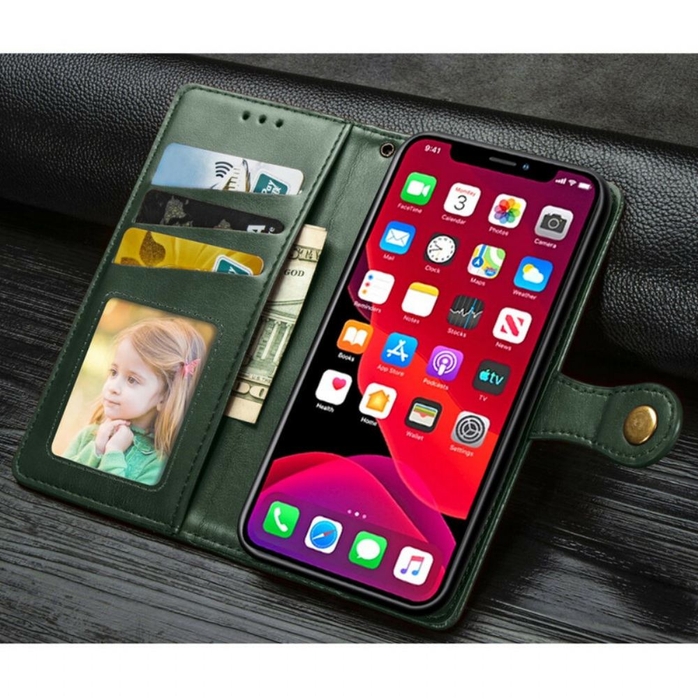 Flipové Pouzdro Na iPhone 11 Pro Max Prémiový Design