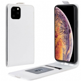 Kožené Pouzdro Na iPhone 11 Pro Max Flipové Pouzdro Efekt Převrácení Kůže