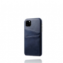 Kryt Na iPhone 11 Pro Max Dvojitý Držitel Karty