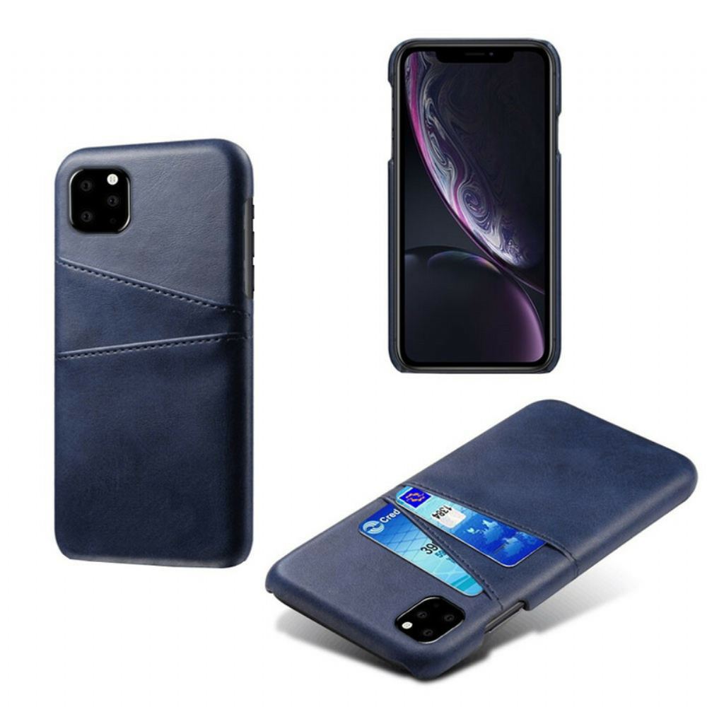 Kryt Na iPhone 11 Pro Max Dvojitý Držitel Karty