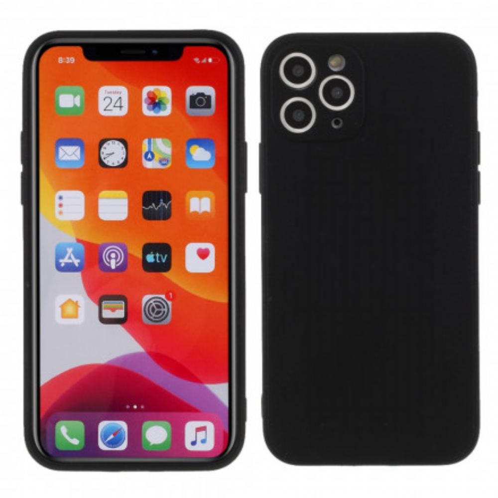 Kryt Na iPhone 11 Pro Max Matný Tuhý Silikon