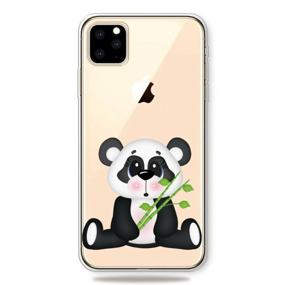 Kryt Na iPhone 11 Pro Max Transparentní Smutná Panda