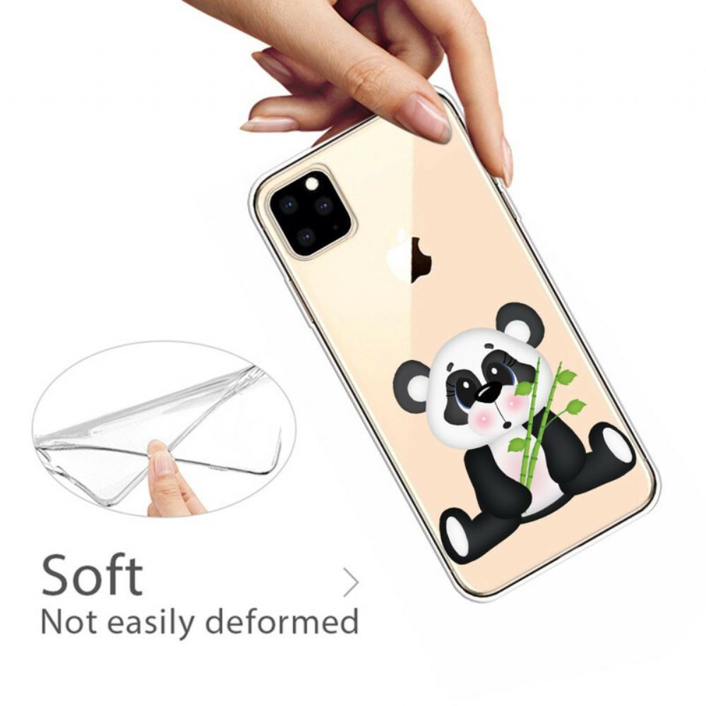 Kryt Na iPhone 11 Pro Max Transparentní Smutná Panda