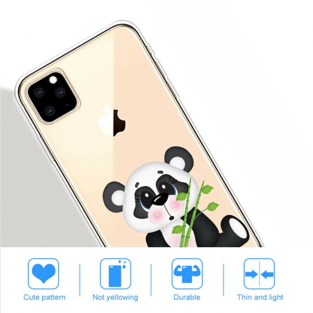 Kryt Na iPhone 11 Pro Max Transparentní Smutná Panda