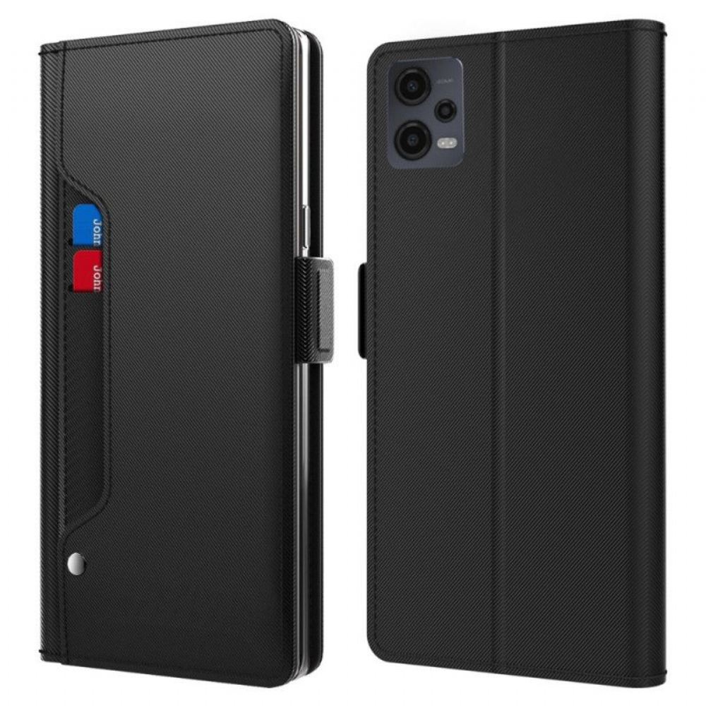 Flipové Pouzdro Na Xiaomi Redmi Note 12 5G Odnímatelné Zrcátko A Držák Karty