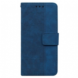 Kožené Pouzdro Na Xiaomi Redmi Note 12 5G Na Lana Strappy Vzor