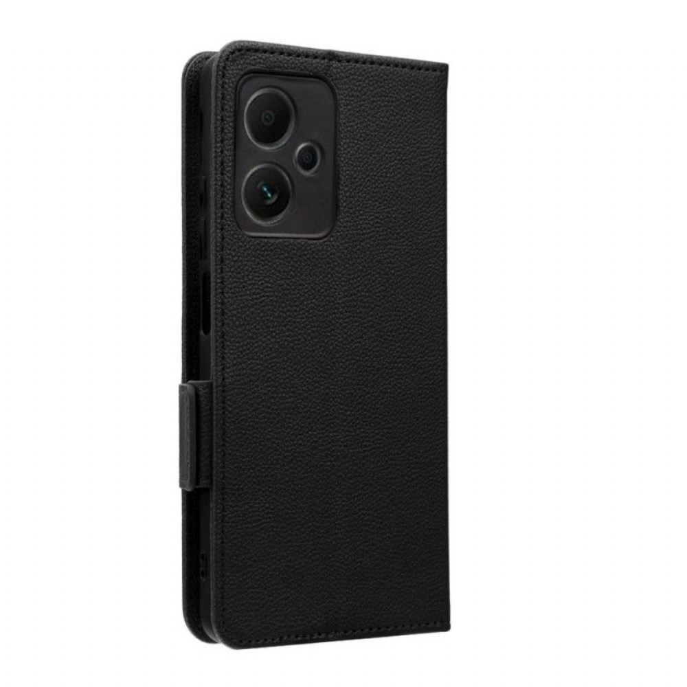 Kožené Pouzdro Na Xiaomi Redmi Note 12 5G Ultra Jemný Styl Liči