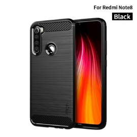 Kryt Na Xiaomi Redmi Note 8 Mofi Kartáčované Uhlíkové Vlákno