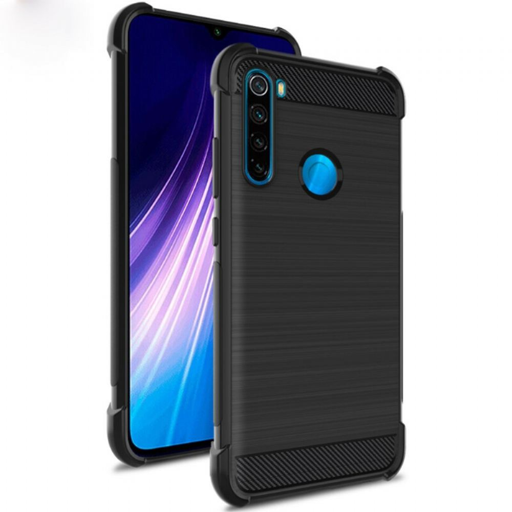 Kryty Na Mobil Na Xiaomi Redmi Note 8 Kartáčované Uhlíkové Vlákno Imak