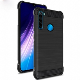 Kryty Na Mobil Na Xiaomi Redmi Note 8 Kartáčované Uhlíkové Vlákno Imak