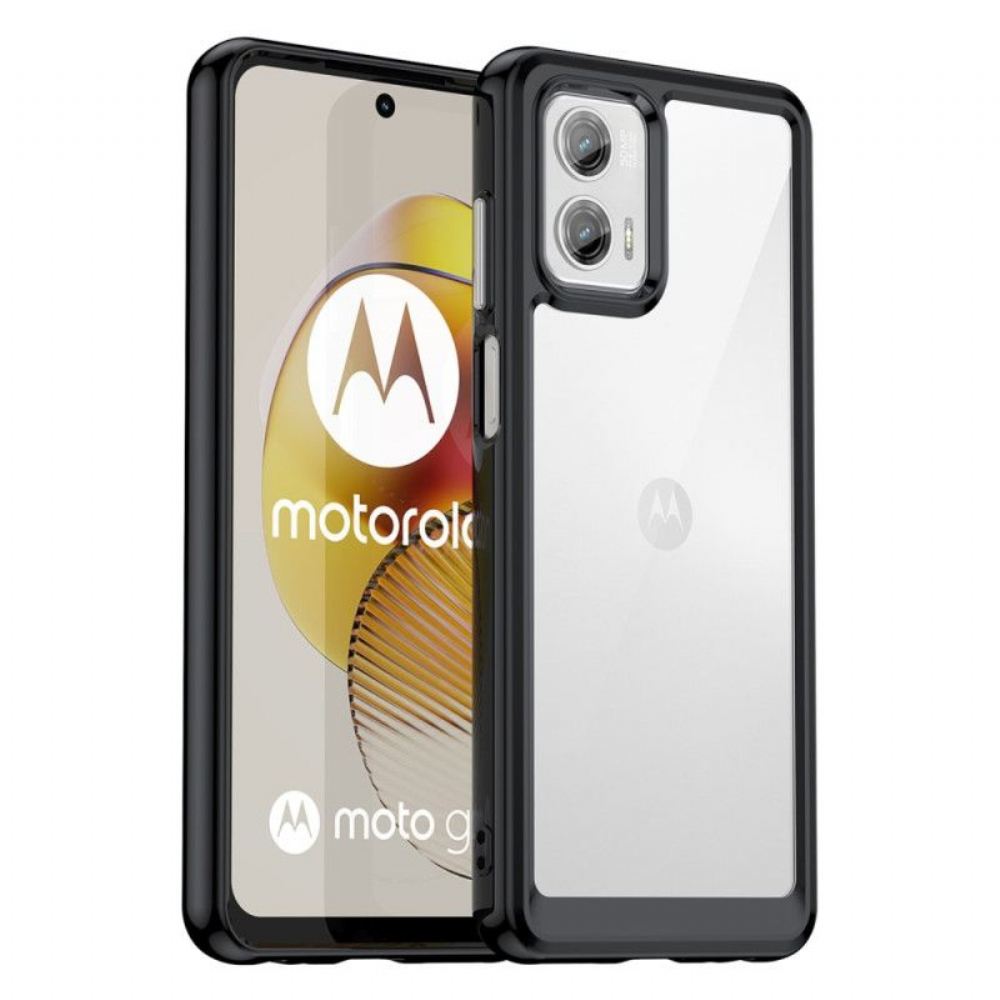 Kryty Na Mobil Na Moto G73 5G Transparentní Hybrid