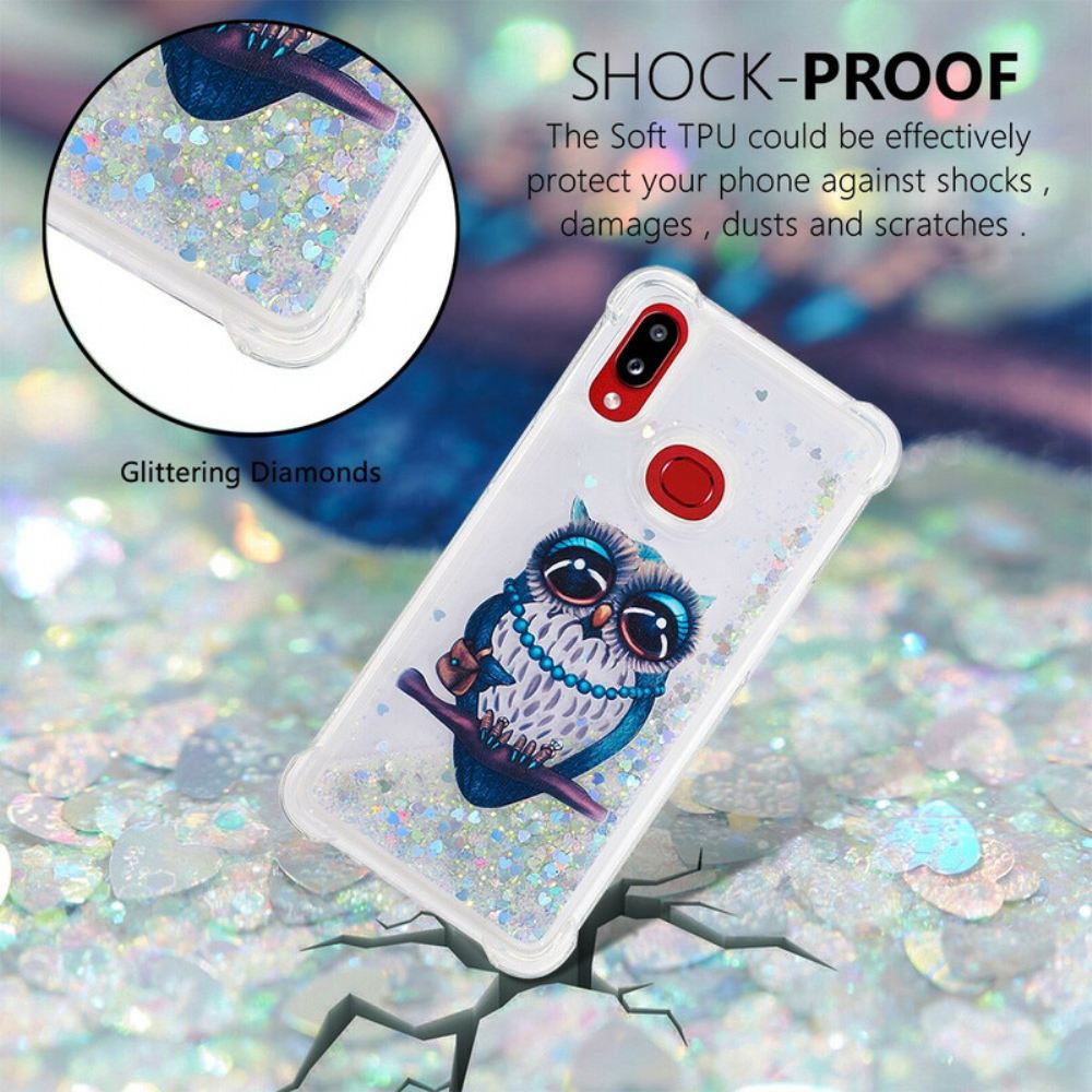 Kryt Na Samsung Galaxy A10s Slečna Glitter Owl