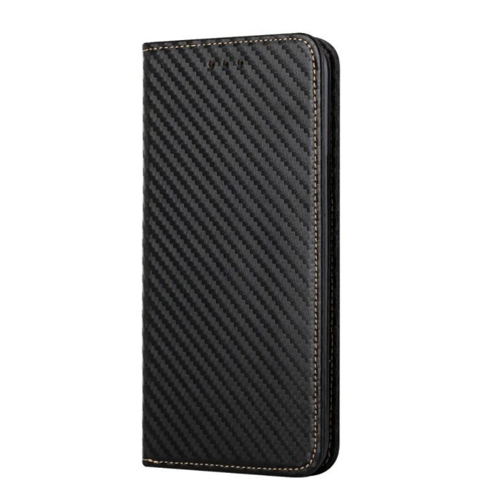 Kryty Na Mobil Na Samsung Galaxy A54 5G Na Lana Flipové Pouzdro Strappy Carbon Fiber Style